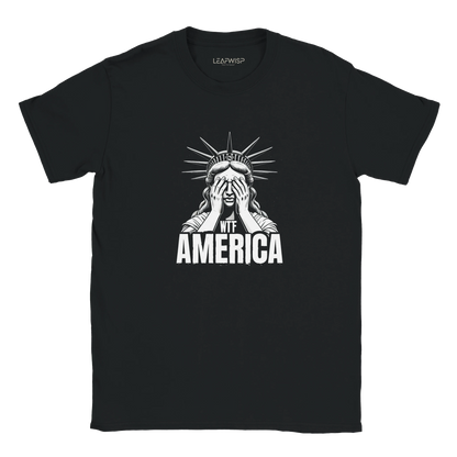 Liberty Facepalm T-shirt Leafwisp - icône détournée humour, coupe unisexe