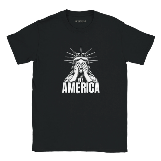 Liberty Facepalm T-shirt Leafwisp - icône détournée humour, coupe unisexe