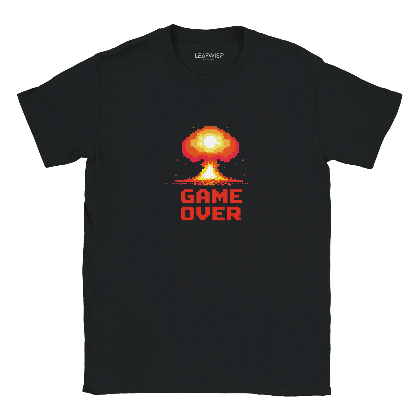GAME OVER T-shirt Leafwisp - design gaming rétro, coupe unisexe