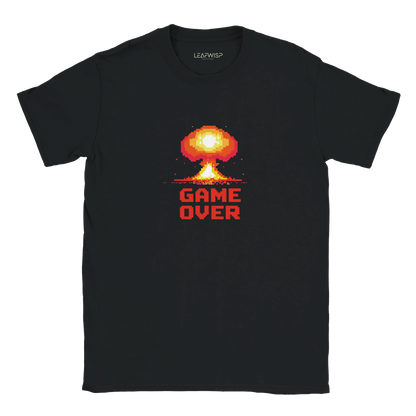GAME OVER T-shirt Leafwisp - design gaming rétro, coupe unisexe