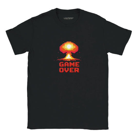 GAME OVER T-shirt Leafwisp - design gaming rétro, coupe unisexe