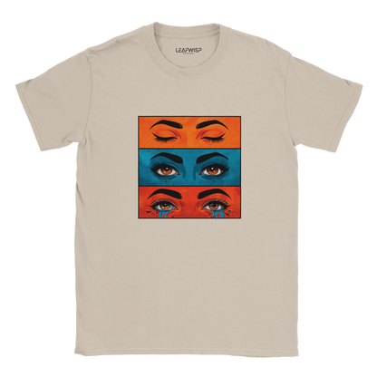 Silent Emotions T-shirt Leafwisp - illustration artistique regard, coupe unisexe