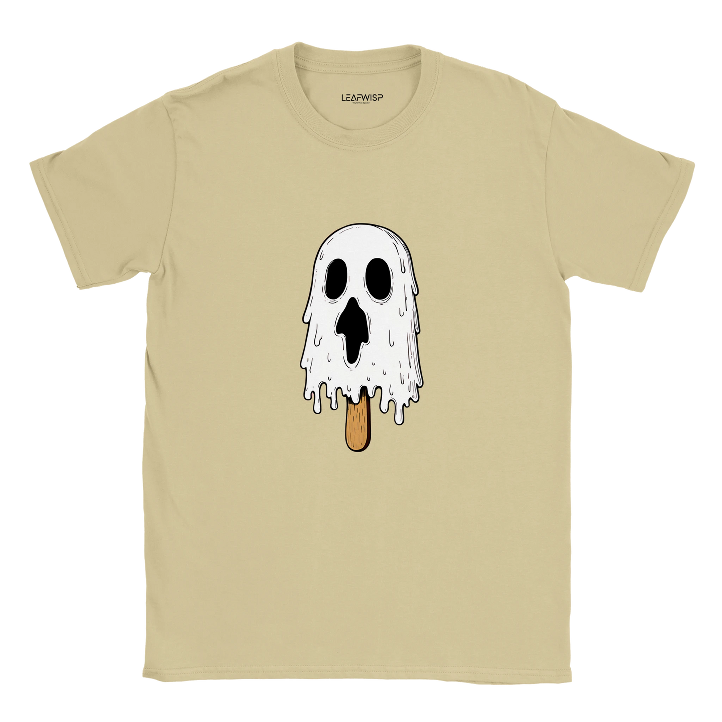 Ghosted & Frosted T-shirt Leafwisp - design humoristique contemporain, coupe unisexe