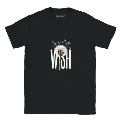 WISH T-shirt Leafwisp - illustration pissenlit poétique, coupe unisexe