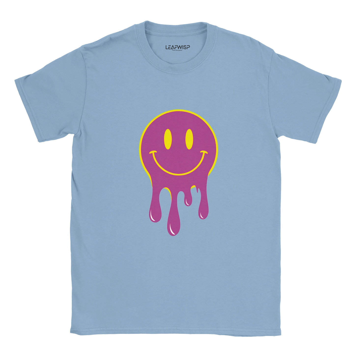 Dripping Smiley t-shirt Leafwisp - smiley dripping streetwear, coupe unisexe