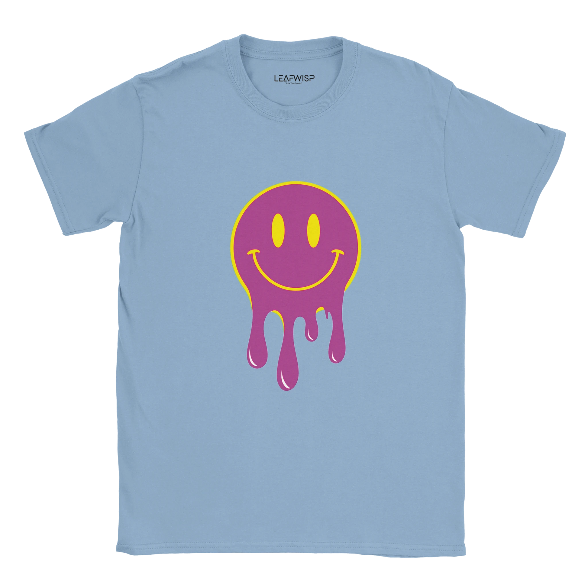 Dripping Smiley t-shirt Leafwisp - smiley dripping streetwear, coupe unisexe