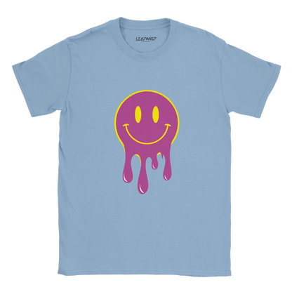 Dripping Smiley t-shirt Leafwisp - smiley dripping streetwear, coupe unisexe