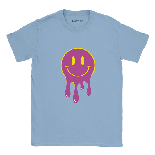 Dripping Smiley t-shirt Leafwisp - smiley dripping streetwear, coupe unisexe