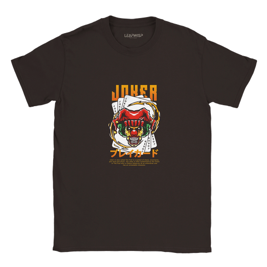 JOKER t-shirt Leafwisp - illustration Joker pop culture, coupe unisexe