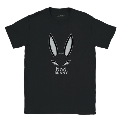 Bad Bunny T-shirt Leafwisp - design graphique minimaliste pop, coupe unisexe