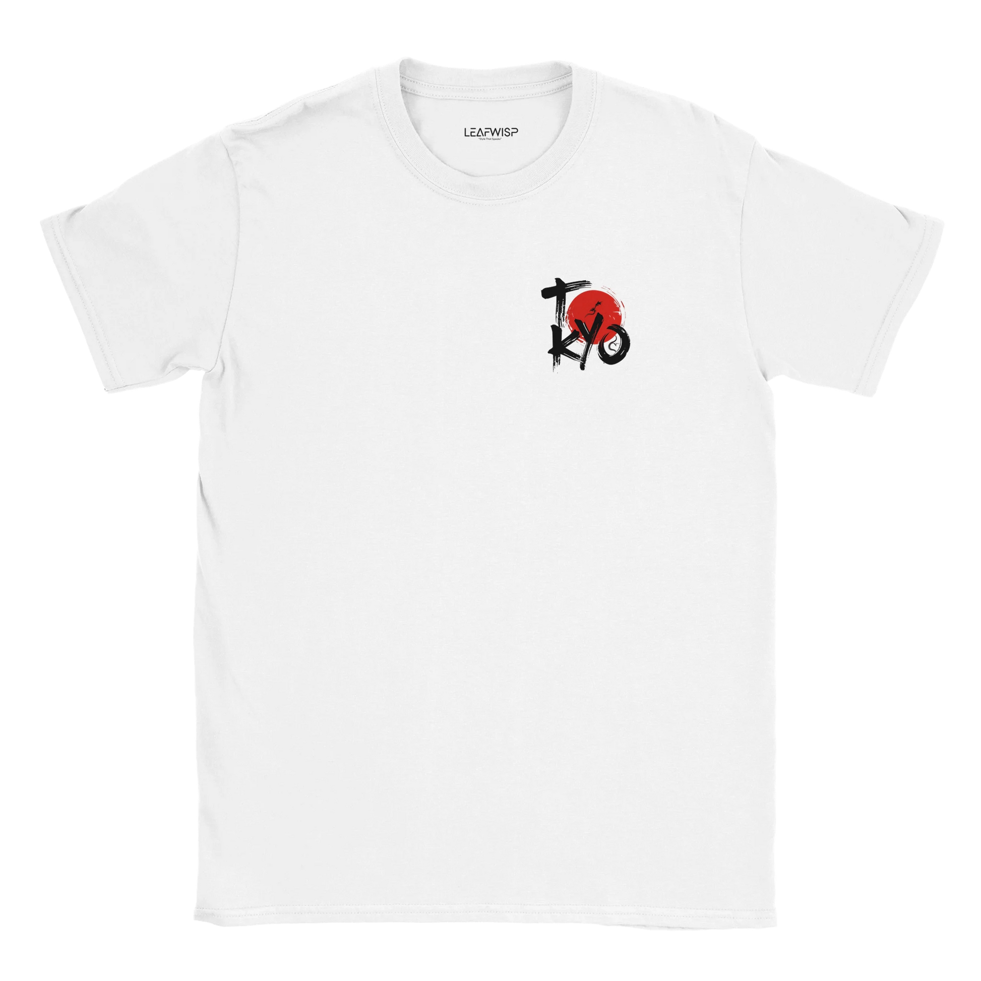 Tokyo Crimson Blades Leafwisp - design streetwear urbain japonais, coupe unisexe