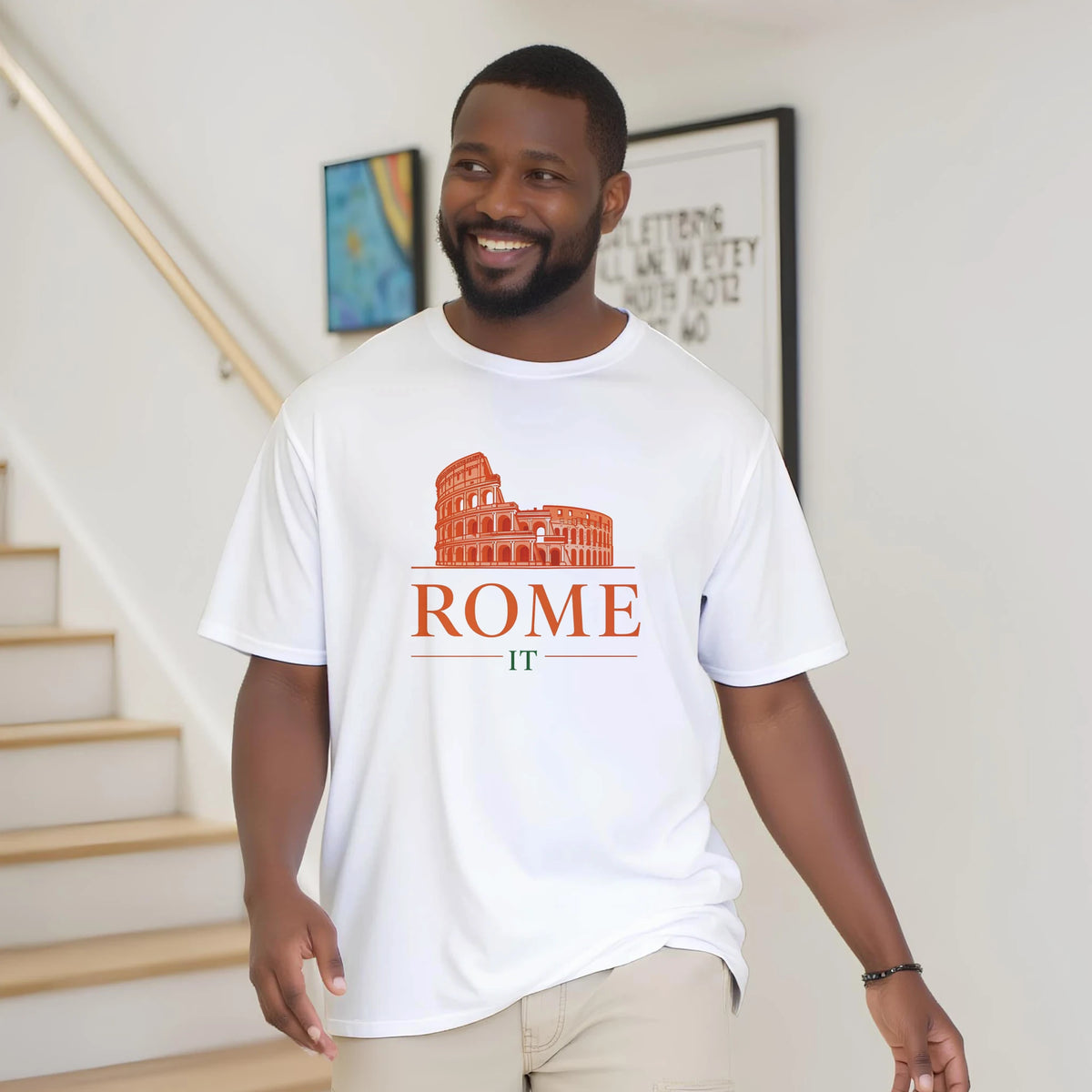 T-shirt Rome IT Leafwisp - illustration Rome Colisee voyage antique, vue 5